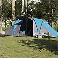 - tenda da campeggio a cupola per 4 persone blu impermeabile