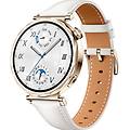 watch gt 5 bluetooth nfc 41mm amoled oro cassa e cinturino bianco m resistenza acqua 5atm+ip69k