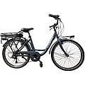 bici elettrica a pedalata assistita city urban riviera blu
