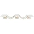 Trixie Scala Di Arrampicata Da Montare A Muro L 150 X H 30 Cm Bianco
