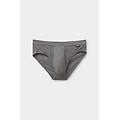 slip "l'indistruttibile" in cotone superior uomo grigio scuro taglia 7
