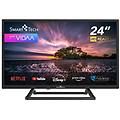 24hv10t3 televisione smart tv 24 pollici led hd wi-fi nero 180 cd/m²