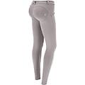 pantaloni push up wr. up in jersey organico vita bassa gull gray donna large
