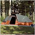 - tenda familiare a cupola 9 persone arancione impermeabile