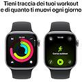 watch series 11 42mm m/l gps alluminio grigio sport band nero