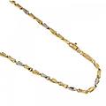 collana uomo in oro giallo e bianco 803321717603
