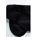 calze corte in caldo cotone uomo nero taglia 44-45
