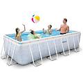 piscina prism chevron rettangolare 400x200x100 cm con pompa filtro e scaletta