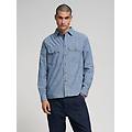 camicia in chambray di cotone