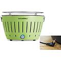 lotusgrill barbecue a carbonella portatile verde lg g34u gr grill