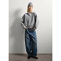 - cappello in puro cashmere grigio donna grigio cenere taglia one size