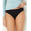 slip in cotone elasticizzato con pizzo vicky / nero / s nero