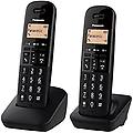 telefono fisso wireless duo kx-tgb612frb nero