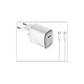 caricabatterie caricabatterie gan a muro 45w con cavo bianco