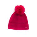 cappello a coste geranio