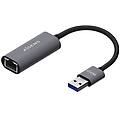 adattatore usb 3. 0 a gigabit ethernet 10/100/1000 mbps grigio 15 cm