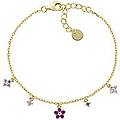 bracciale con charms pendenti donna argento 925 gioiello primula brfimgfu1