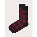 calze corte tartan rosso e blu hello xmas / multicolore / tu multicolore