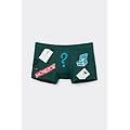 boxer cotone superior hasbro monopoly uomo verde taglia 6