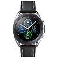 galaxy watch3 bluetooth gps nfc 45mm super amoled argento cinturino pelle ip68 5atm spo2 ecg