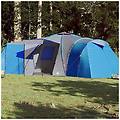 - tenda da campeggio a cupola per 12 persone blu impermeabile