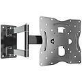 supporto tv parete s1022 27''-55'' pollici 69-140 cm staffa televisore girevole inclinabile