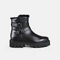 stivaletto da donna in pelle nero