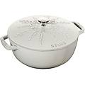 la cocotte cocotte fiocco di neve rotonda 24 cm tartufo bianco