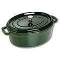 - cocotte in ghisa con coperchio diametro 31 cm capacità 5. 5 lt colore verde linea la