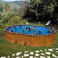 piscina fuori terra rigida kitprov508wo marrone l int 5 x 3 m
