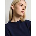 - maglione blu in pura lana donna blu navy taglia xs