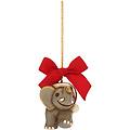 addobbo per albero di natale elefante mini con berretto
