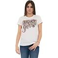 t-shirt girocollo bianco
