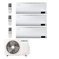 climatizzatore condizionatore inverter trial split cebu wi-fi 7000+7000+9000 con aj052txj r-32