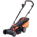 - lm c33 tagliaerba tagliaerba a spinta batteria nero arancione