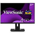 Viewsonic Monitor 27 Led Isp Vg2756 4k Ultra Hd 4k3840 X 2160 Pixel Tempo Di Ris