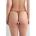 perizoma con fianchetto in microfibra ultralight donna naturale taglia 2