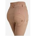 pantaloni wr. up in tessuto navetta con vita stile bustier roebuck donna xxs