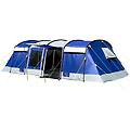 tenda campeggio familiare montana 8 sleeper 3x cabine scure 8 persone