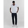 t-shirt in cotone con scollo a v