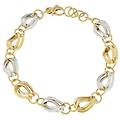 bracciale donna oro giallo bianco gl100613
