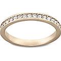Swarovski Anello Matrix Bianco Placcato Color Oro Rosa 58
