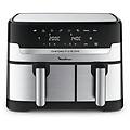 dual easy fry ez905d20 friggitrice doppia 8 3 l indipendente 2450 w friggitrice ad aria calda nero
