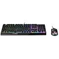 tastiera e mouse gaming usb meccanica vigor gk30 combo retroilluminata colore nero