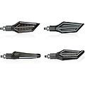 coppia di frecce moto return a led sequenziale nero fu taglia un