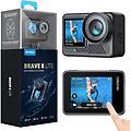 brave 8 lite action cam 4k60fps 20mp wifi fotocamera subacquea con doppio schermo stabilizzazione