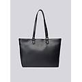 borsa shopper tinta unita con logo