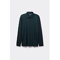 polo in cotone premium mercerizzato uomo verde taglia m