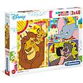 - clm25236 3 puzzle da 48 pezzi disney classic