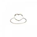 anello cuore donna oro bianco 803321734407